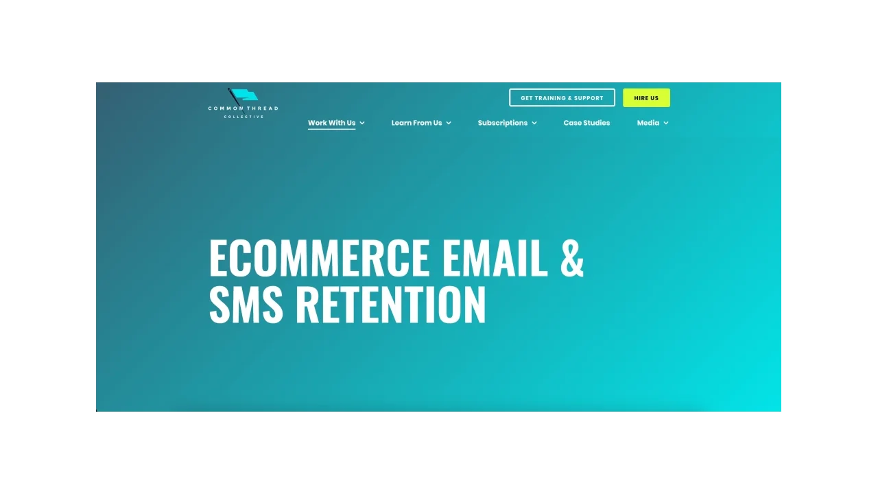 Common Thread Co Top eCommerce Email Marketing Agencies