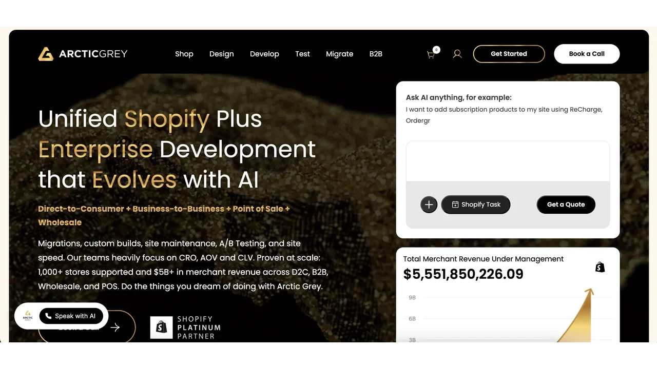 Arctic Grey Top eCommerce Web Design & Development Agencies