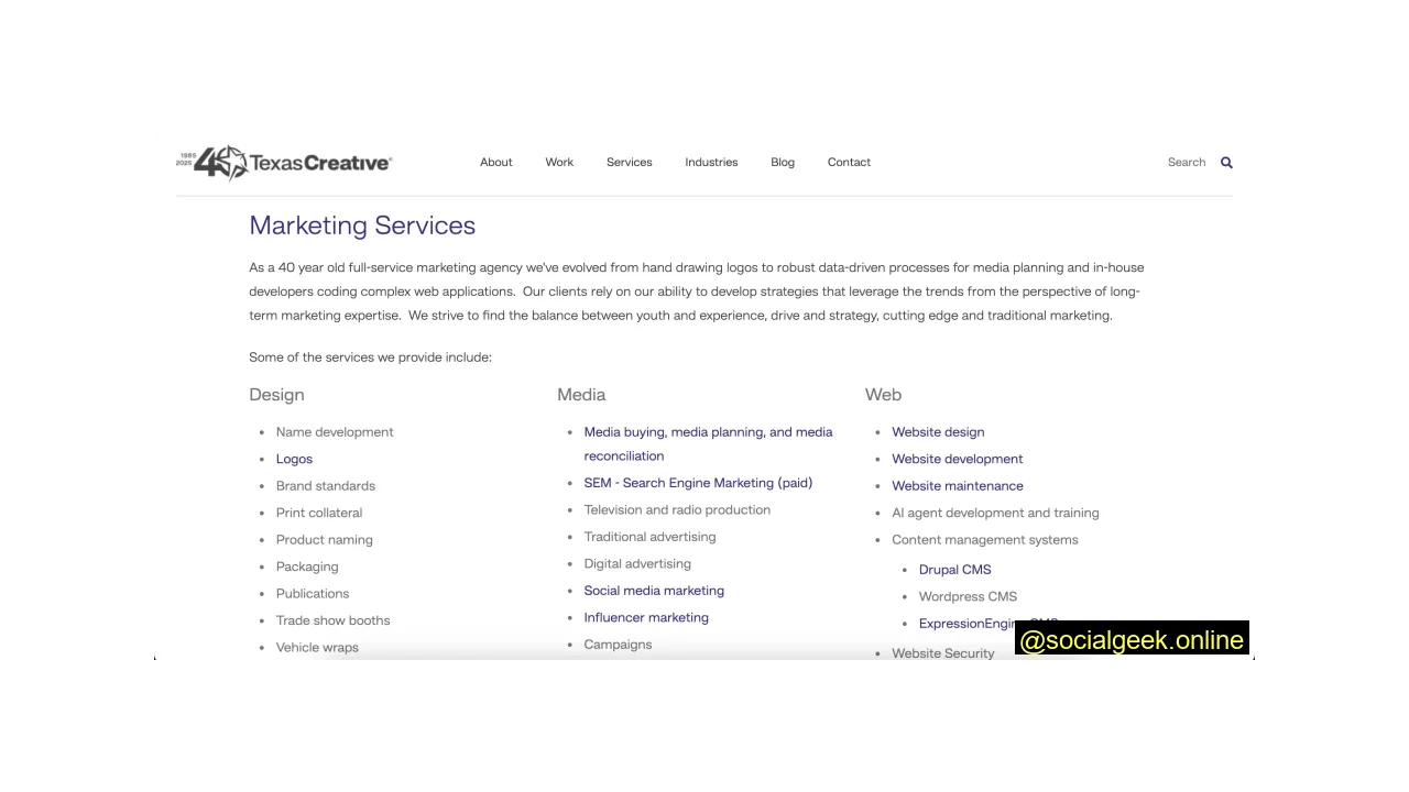 Texas Creative - Top Creative Social Media Agencies