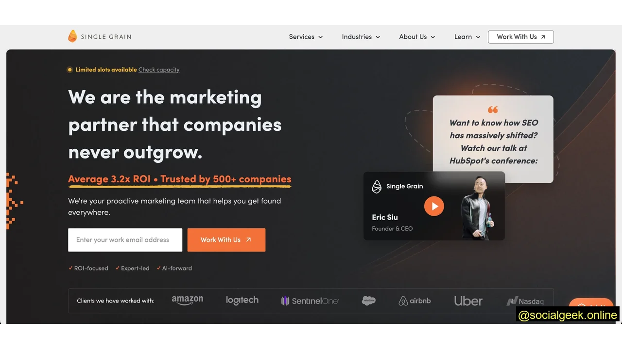 Single Grain - Digital Marketing Agency Los Angeles