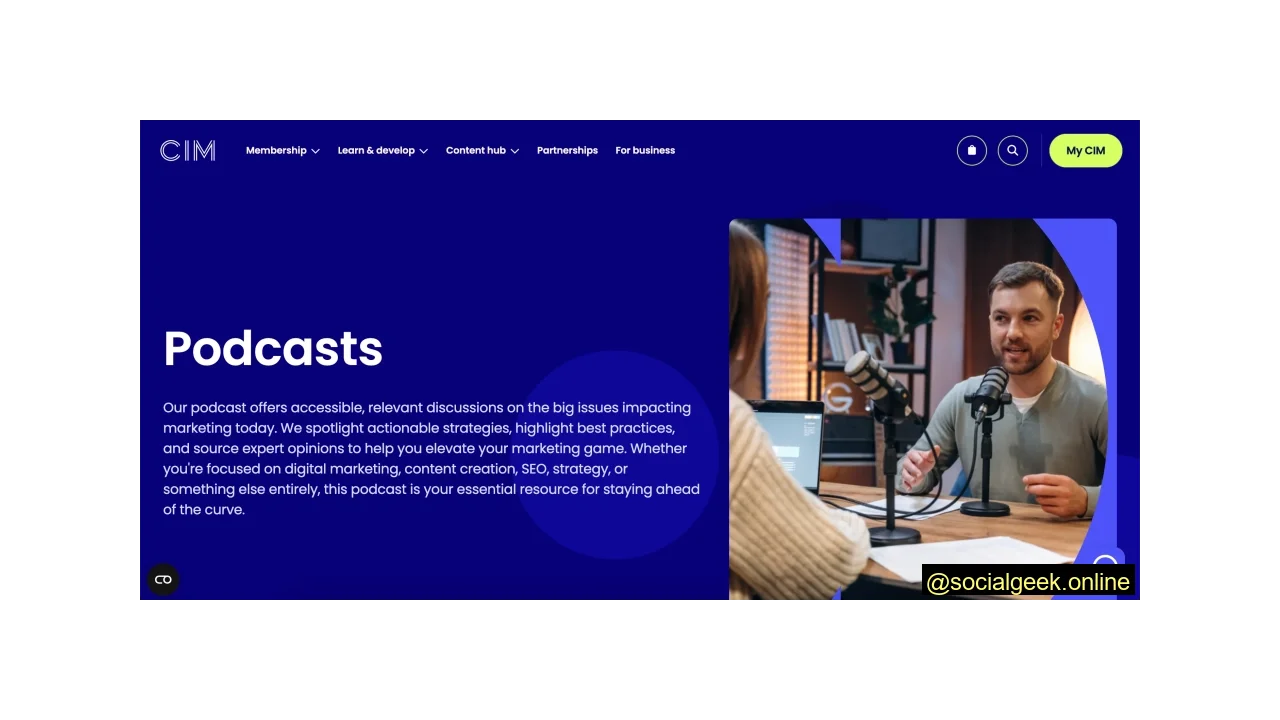 CIM Marketing Podcast Best 13 Marketing Podcasts