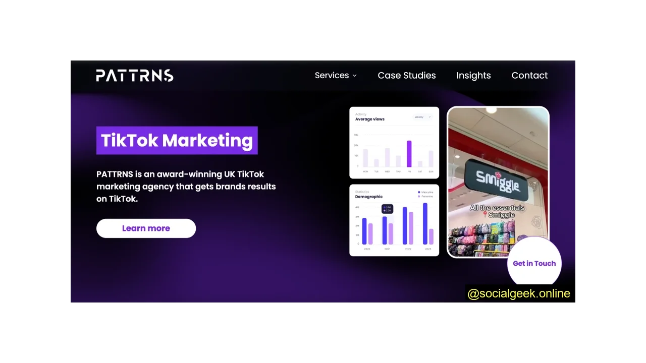 Pattrns Top TikTok Shop Agencies in the UK