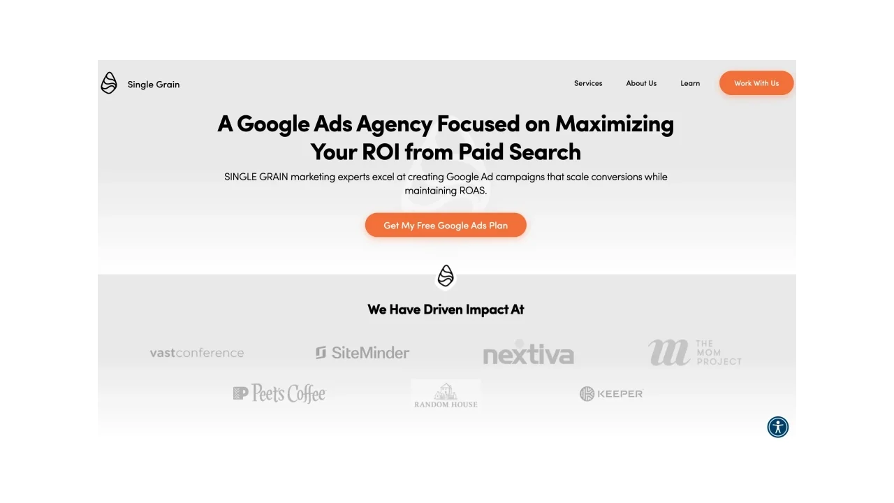 Single Grain Google Ads for Startups