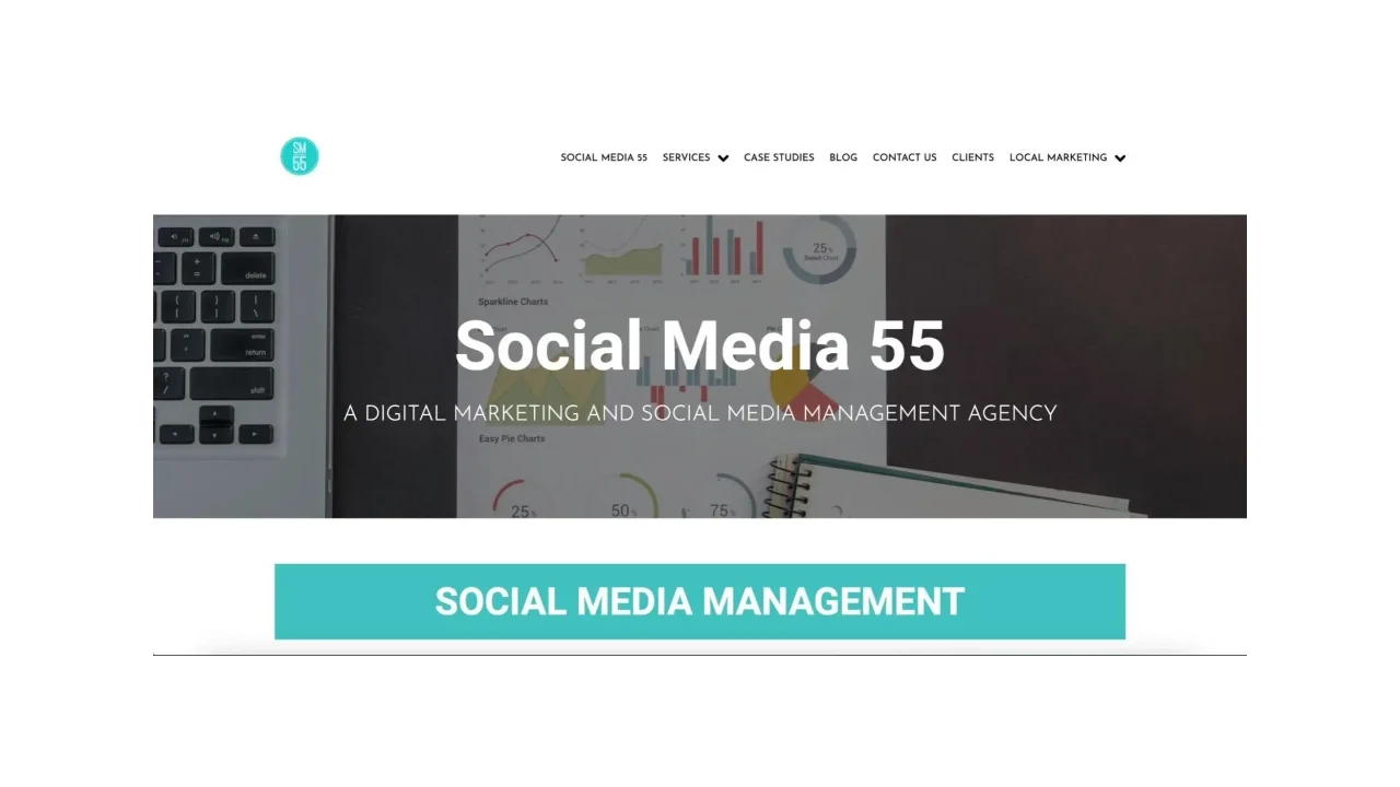 Social Media 55 - Social Media Management Agency California