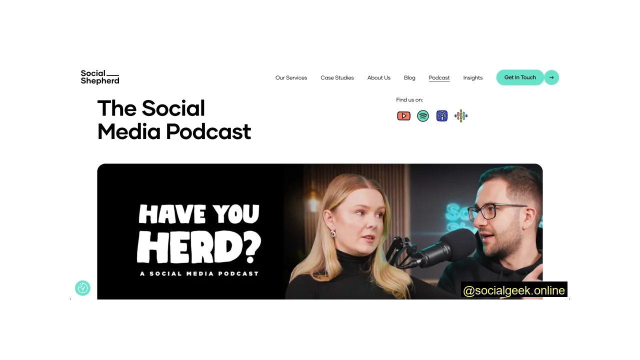The Social Shepherd Top 13 Social Media Podcasts