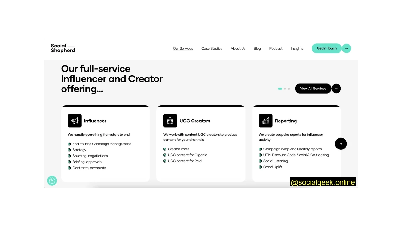 The Social Shepherd - Top UGC Agencies in the US