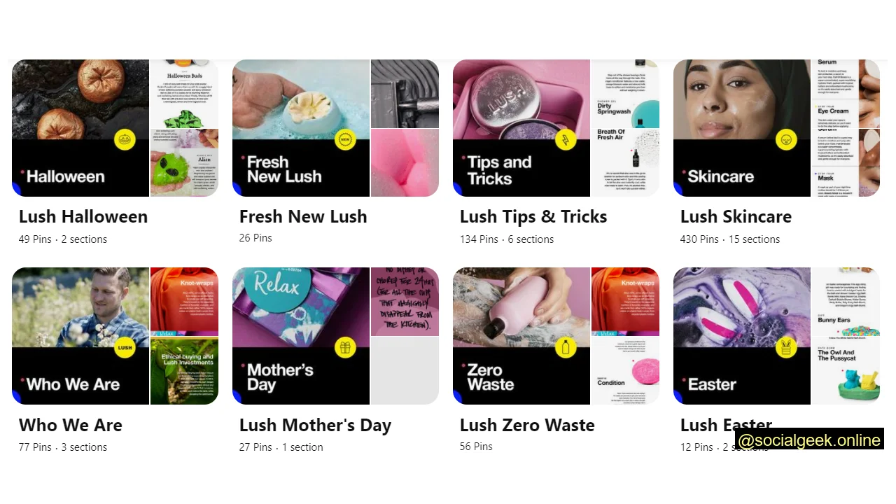 Best Cosmetics Brand on Pinterest - LUSH