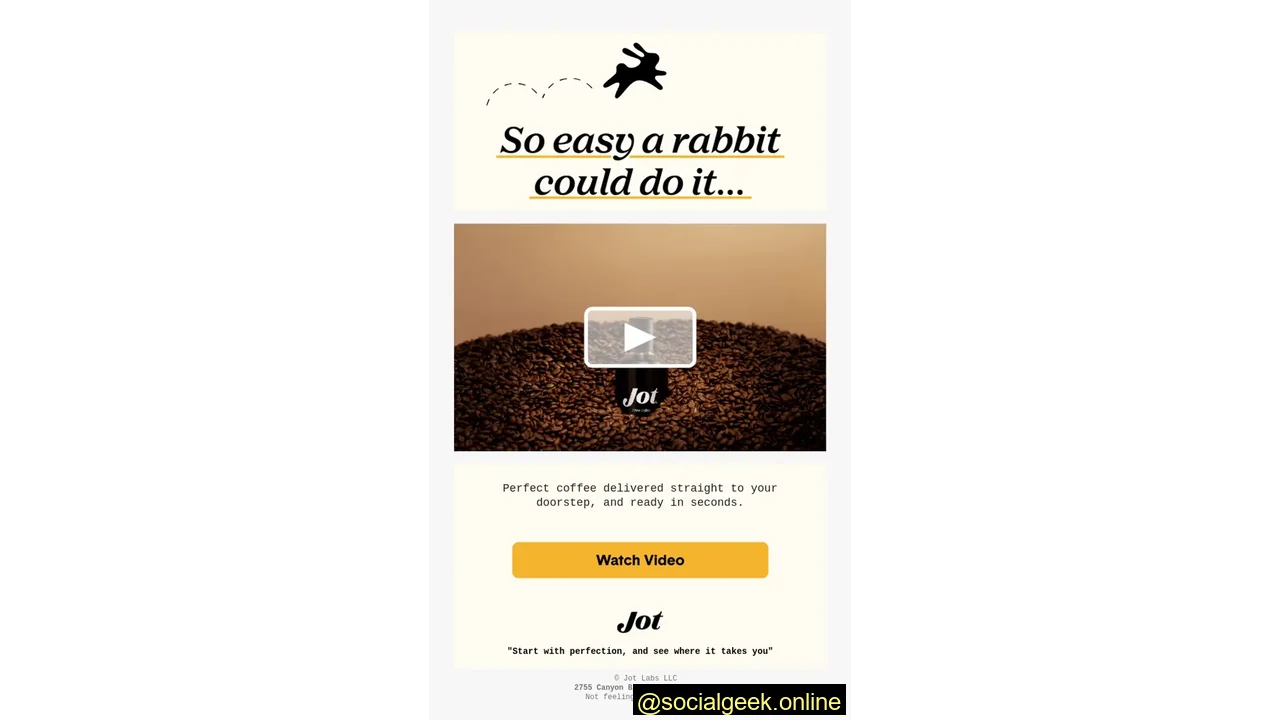 Video email marketing examples