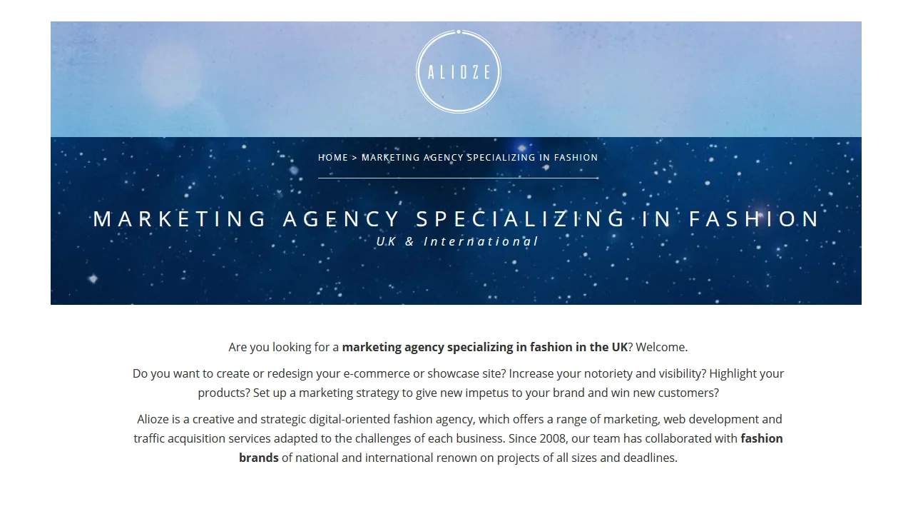 Top Marketing Agency Specialising in Fashion Marketing