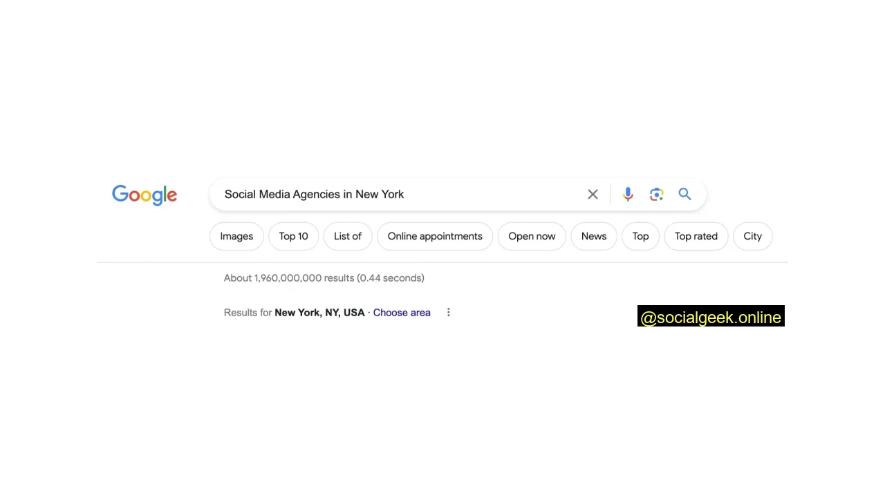 Social Media agencies in New York search results