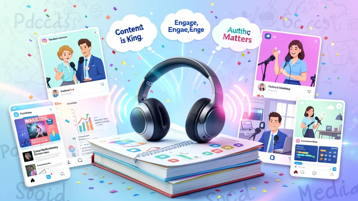 Top Social Media Podcasts for Marketers & Creators